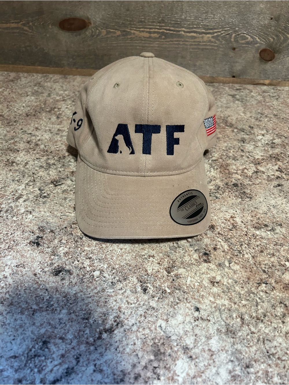 ATF Embroidered Tan Baseball Cap/K9 Unit